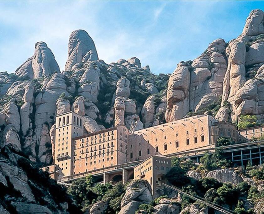 Piso En El Centro De Monistrol De Montserrat 외부 사진